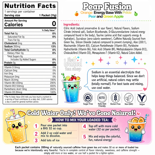Pear Fusion ingredient